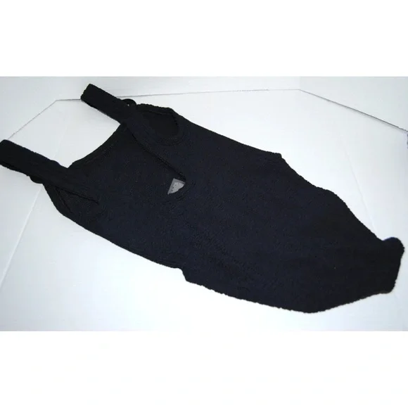 NWOT HUNZA G DOMINO RING HARDWARE ONE-PIECE SWIMSUIT BLACK WOMEN'S ONE SIZE - Picture 10 of 14